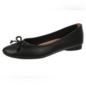Vionic Women's Callisto Ballet Flat - black supple leather - size 11